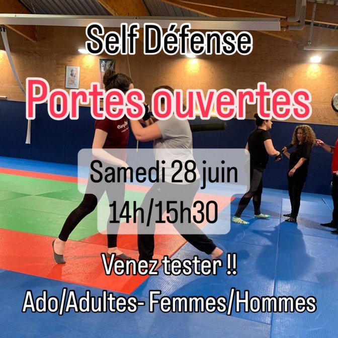 Image de l'actu 'Samedi 28 Juin 14h Porte Ouverte SELF DEFENSE'