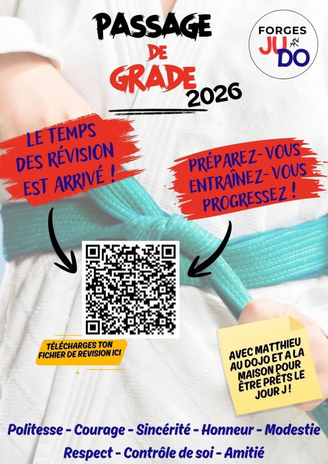 Image de l'actu 'Passage de grade 2026 !'