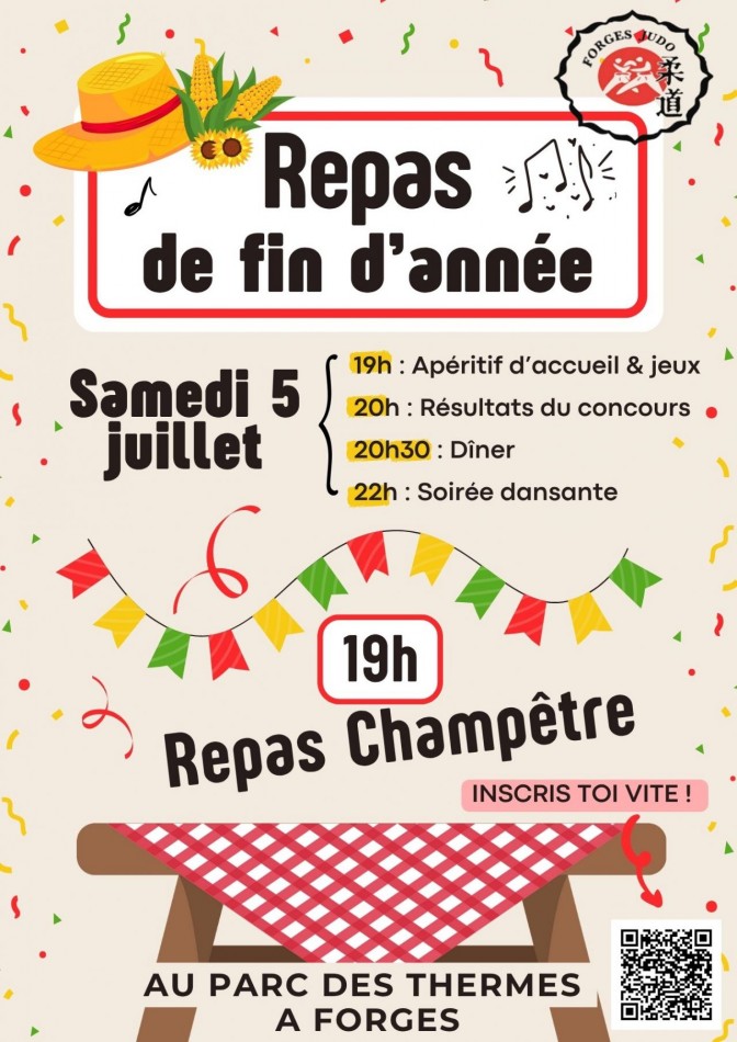 Image de l'actu 'Repas de fin d'année du club le 5 juillet'
