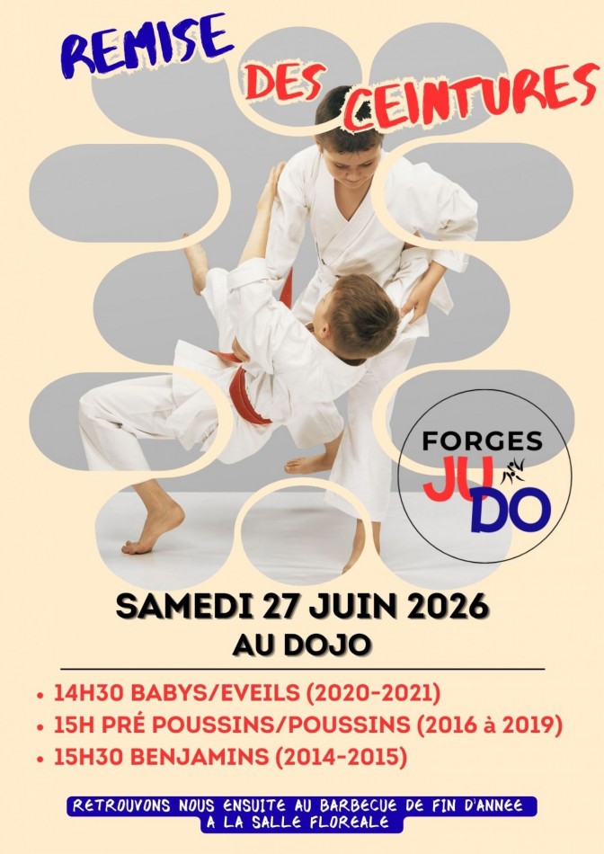 Image de l'actu 'Remise des ceintures'
