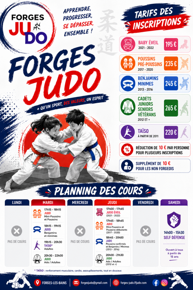 Image de l'actu 'Tarifs et Horaires du club'